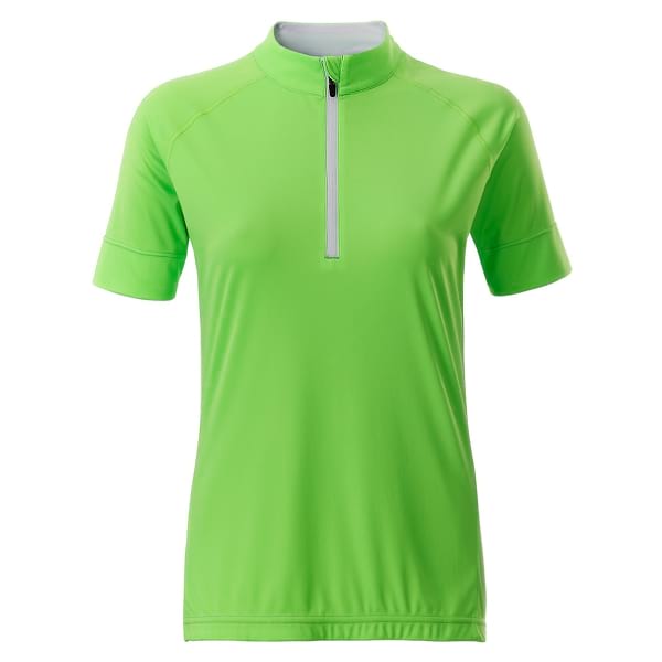 BIKE-T-HALF-ZIP-DONNA-Verde/Bianco